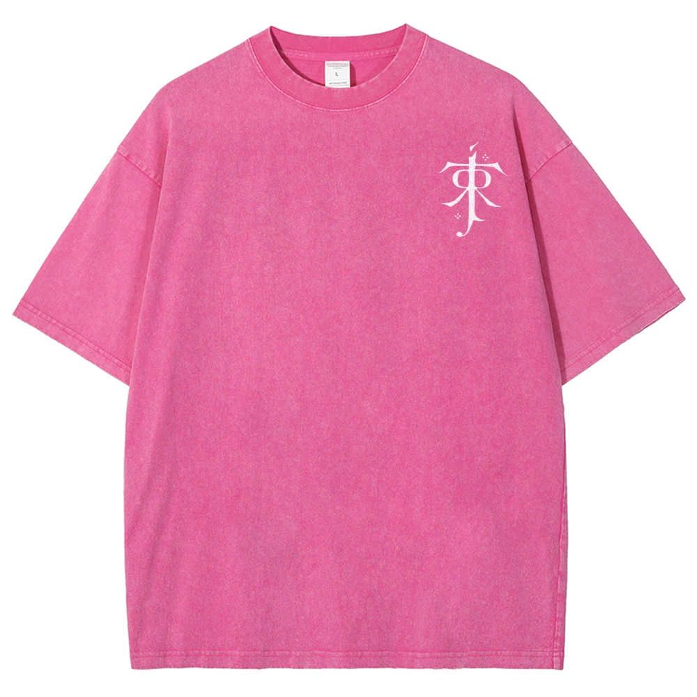 Fantasy Realm Map Washed T-Shirt 