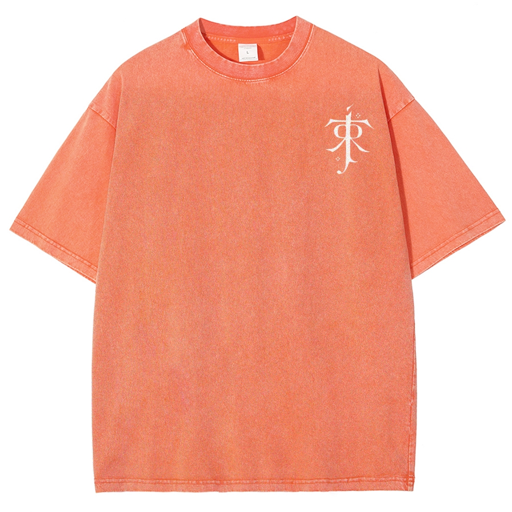 Fantasy Realm Map Washed T-Shirt 