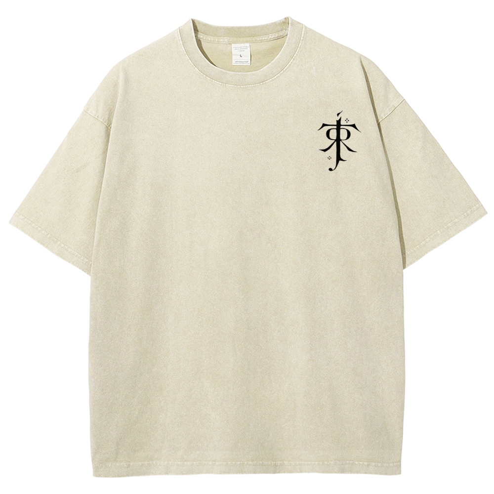 Fantasy Realm Map Washed T-Shirt 