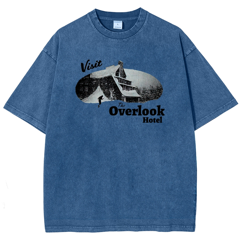 Overlook Hotel Maze & Retro Graphic Washed T-Shirt