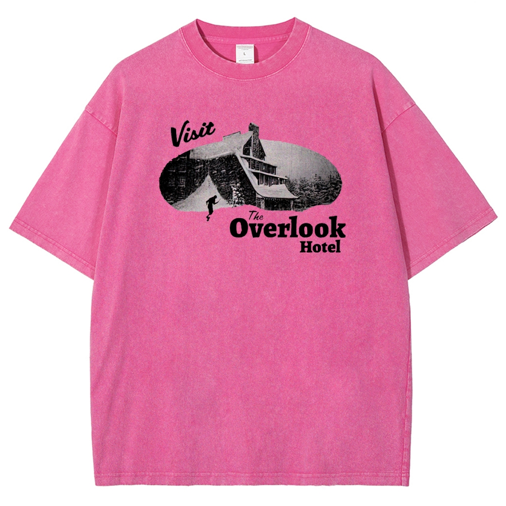 Overlook Hotel Maze & Retro Graphic Washed T-Shirt