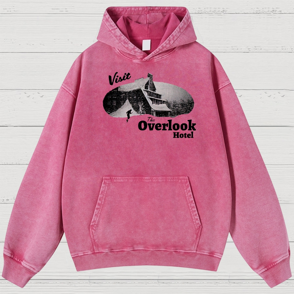 Overlook Hotel Maze & Retro Graphic Washed Hoodies