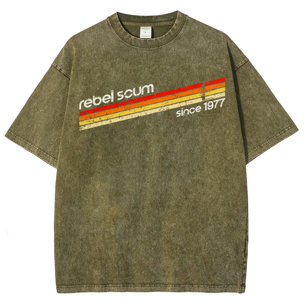Vintage Sci-Fi Resistance Washed T-Shirt 