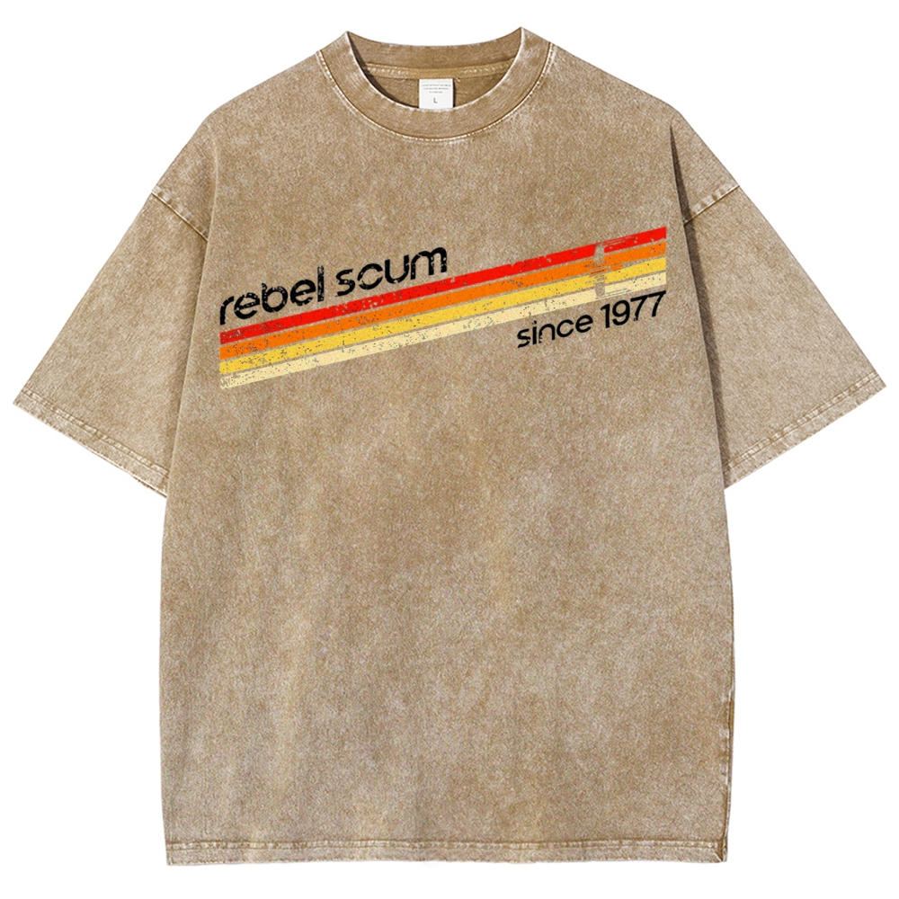 Vintage Sci-Fi Resistance Washed T-Shirt 