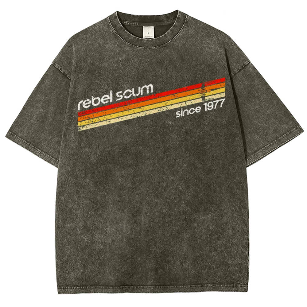 Vintage Sci-Fi Resistance Washed T-Shirt 