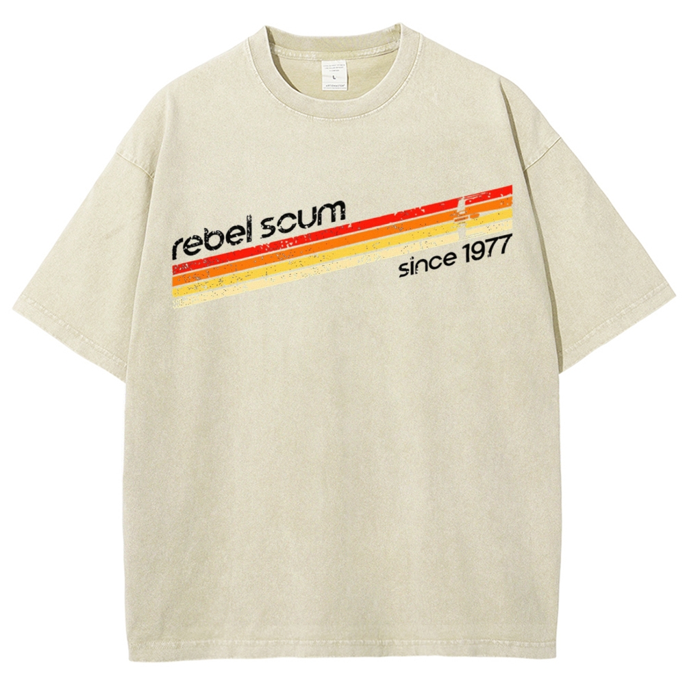 Vintage Sci-Fi Resistance Washed T-Shirt 