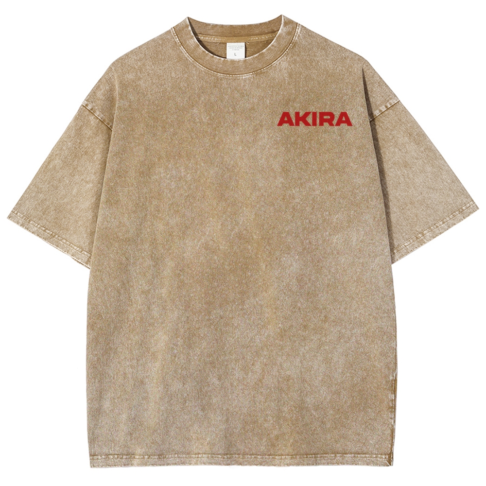 Cyberpunk Psychic Grid Washed T-Shirt 