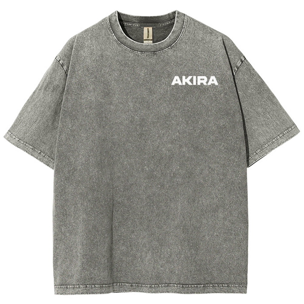 Cyberpunk Psychic Grid Washed T-Shirt 