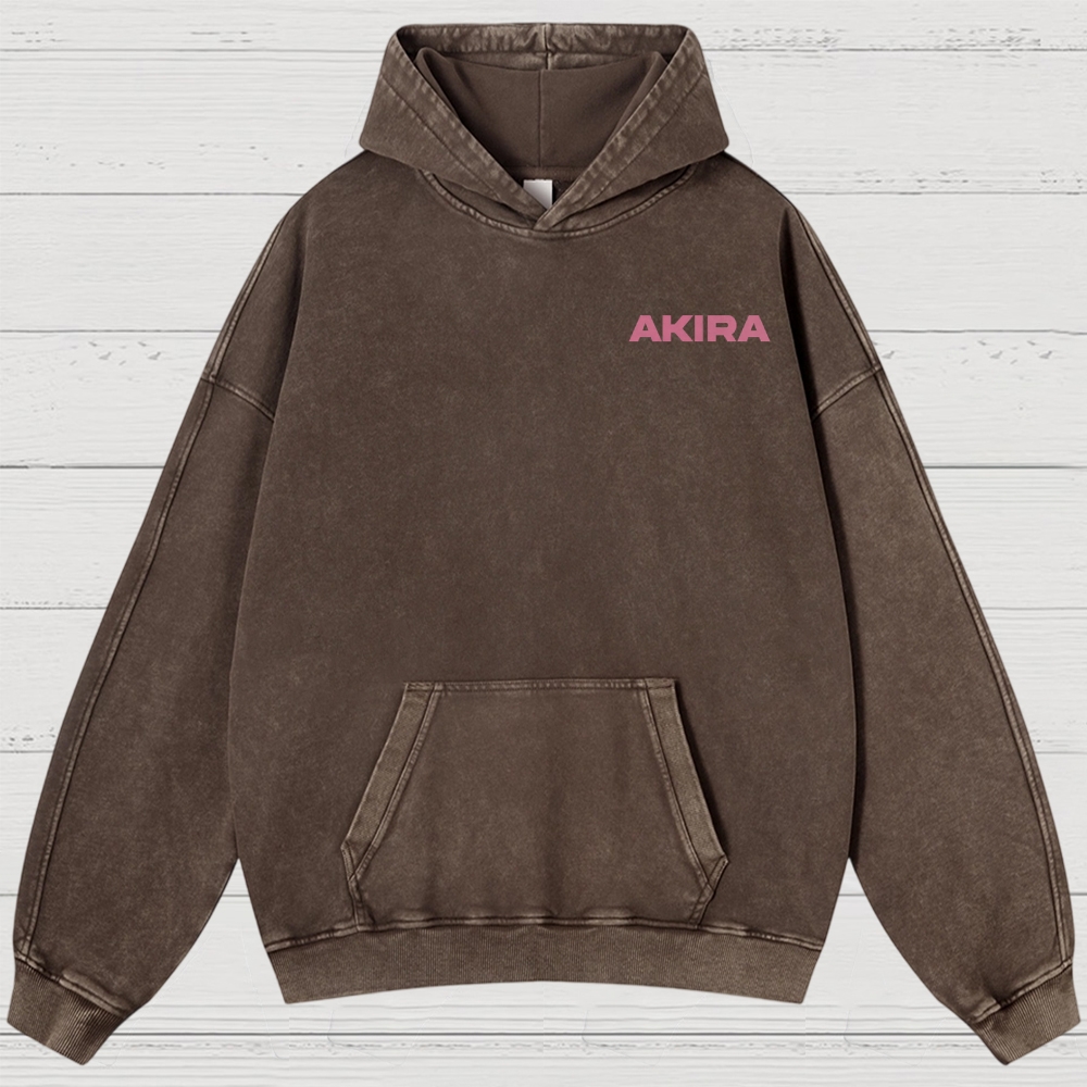 Cyberpunk Psychic Grid Washed Hoodies 