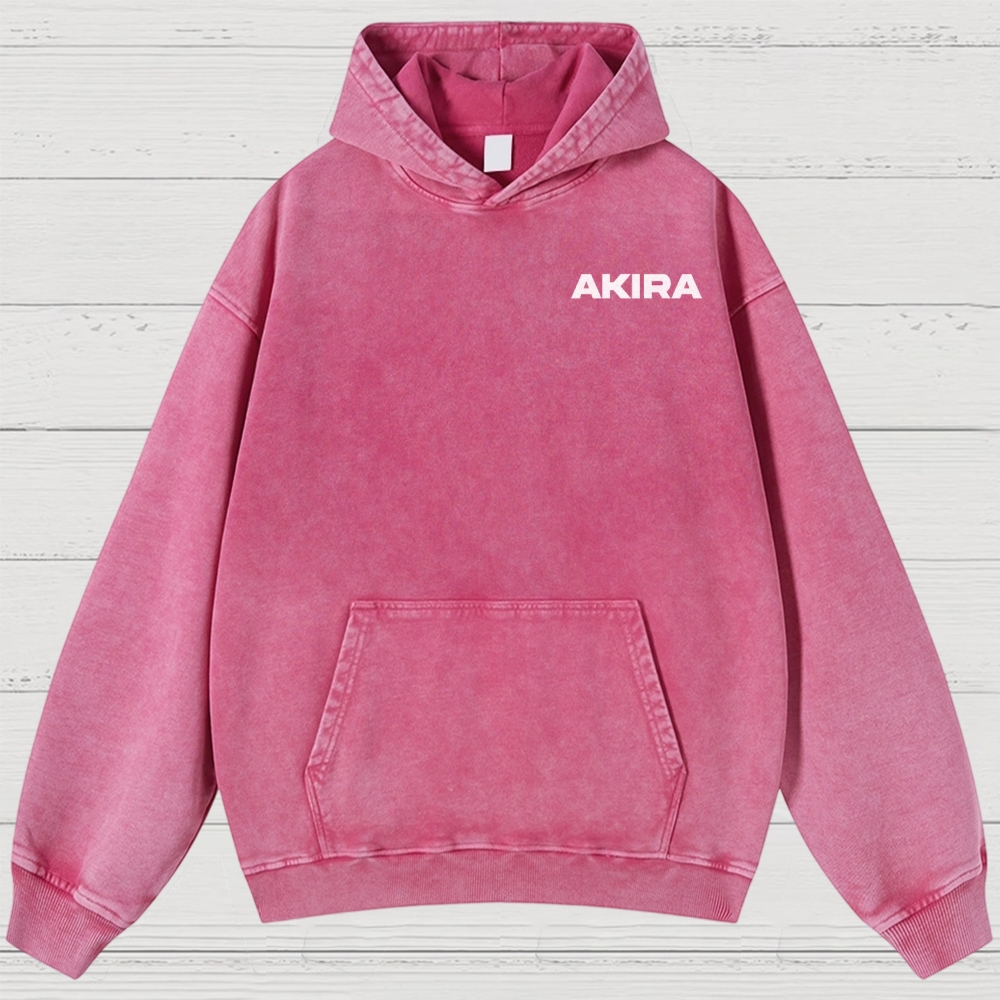 Cyberpunk Psychic Grid Washed Hoodies 