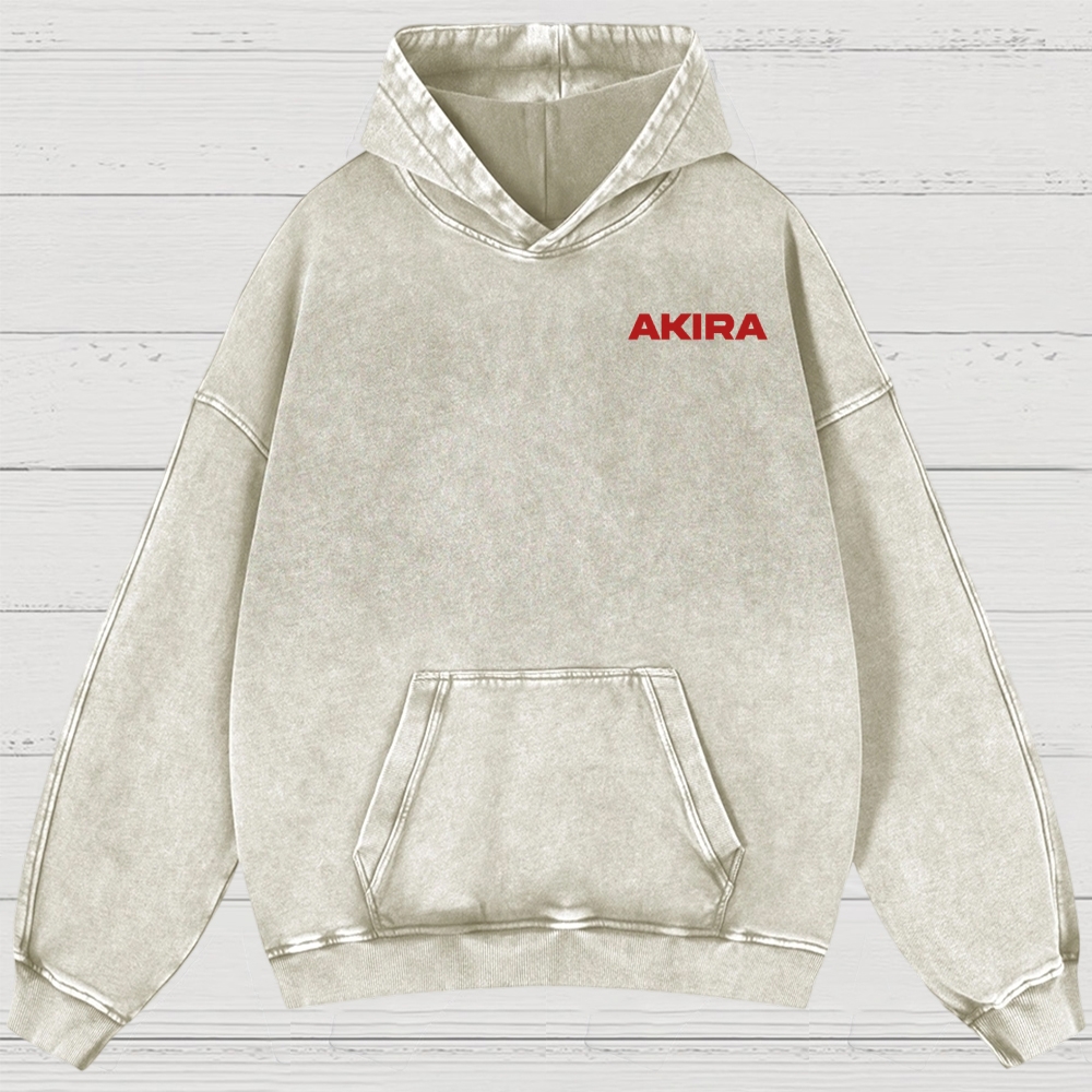 Cyberpunk Psychic Grid Washed Hoodies 