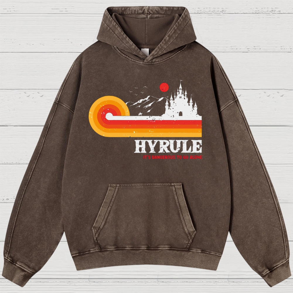 Fantasy Kingdom Sunset Adventure Washed Hoodies 