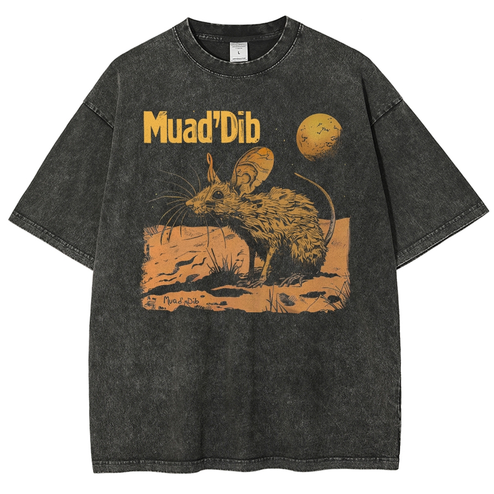 Desert Mouse & Cosmic Survival Washed T-Shirt 