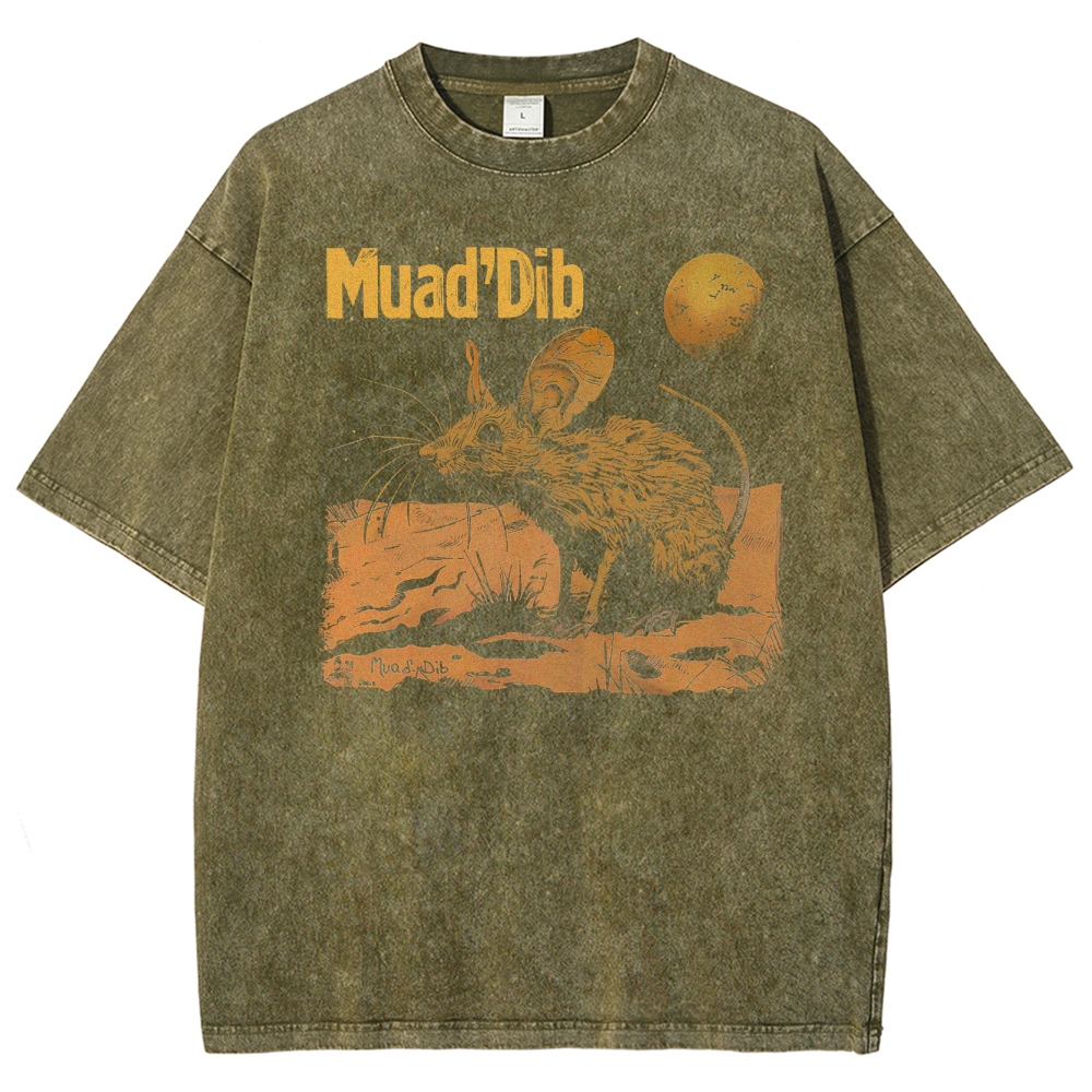 Desert Mouse & Cosmic Survival Washed T-Shirt 