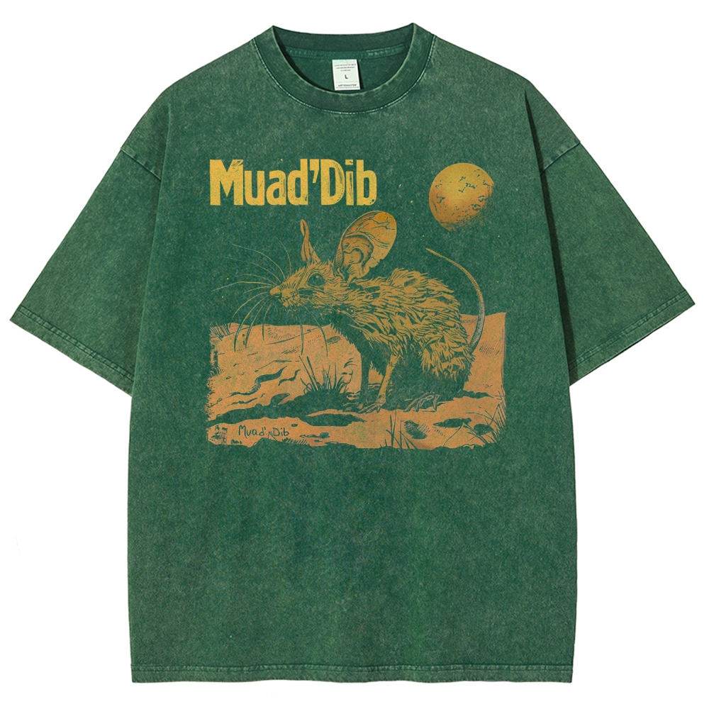 Desert Mouse & Cosmic Survival Washed T-Shirt 