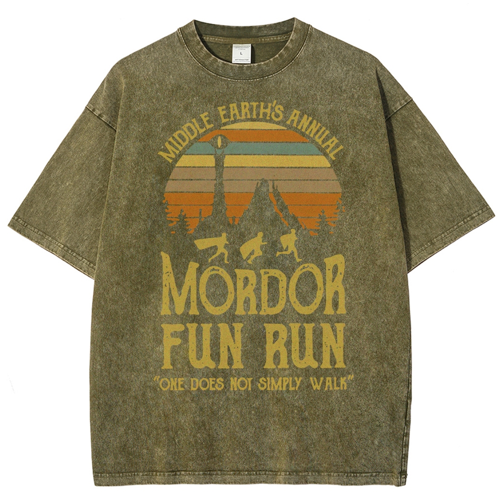 Fantasy Sunset Adventure Meme Washed T-Shirt 