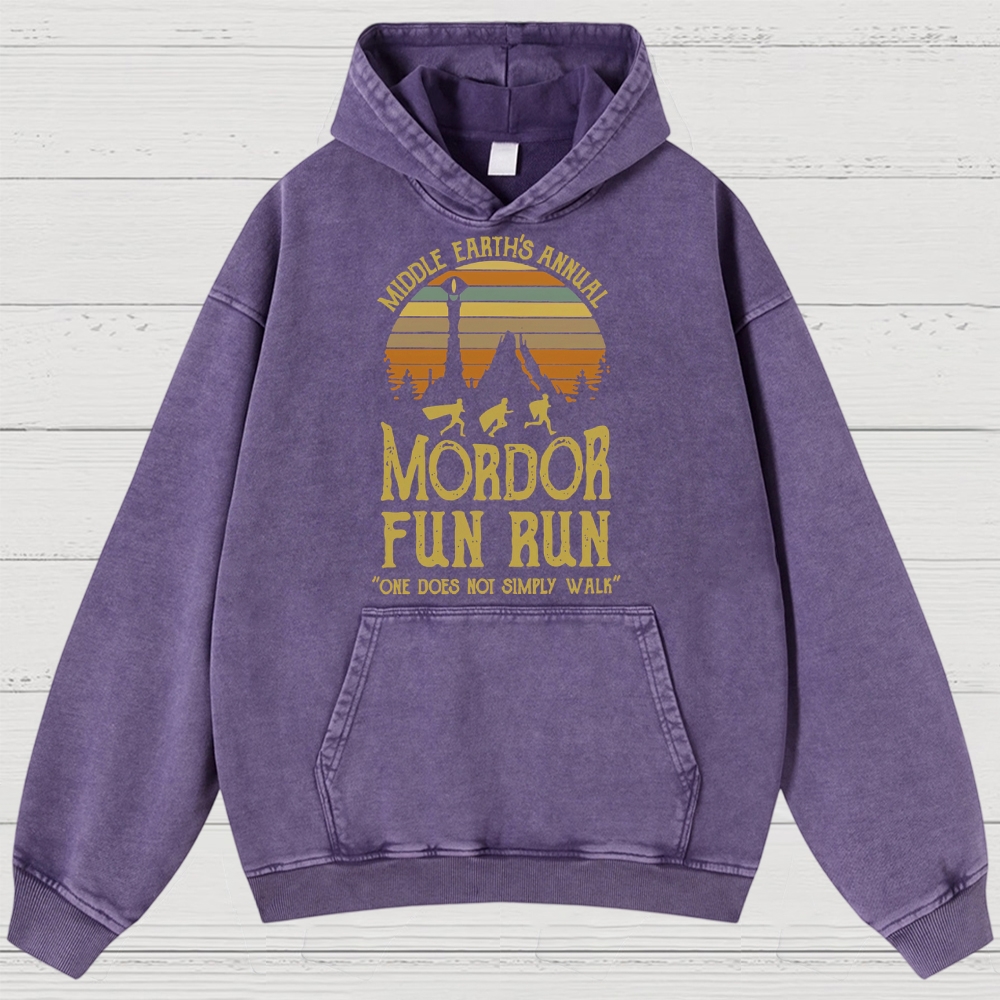 Fantasy Sunset Adventure Meme Washed Hoodies