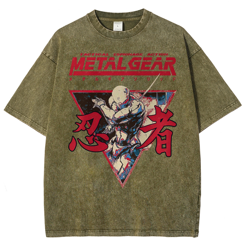 Cyber Ninja Operative Washed T-Shirt 