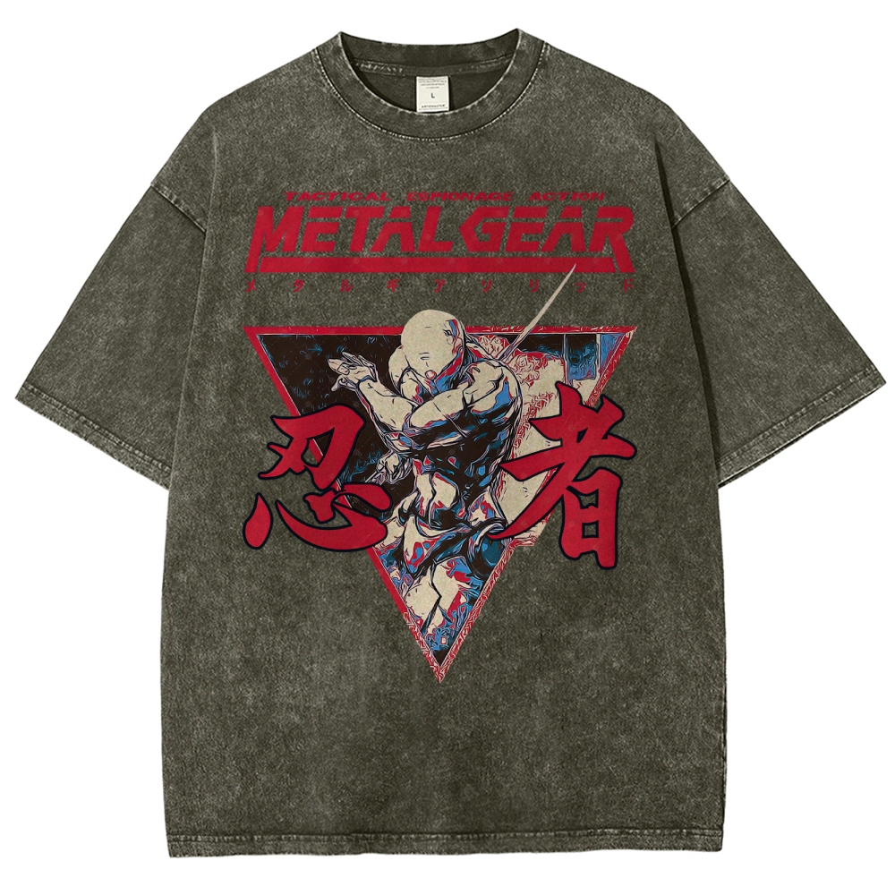 Cyber Ninja Operative Washed T-Shirt 