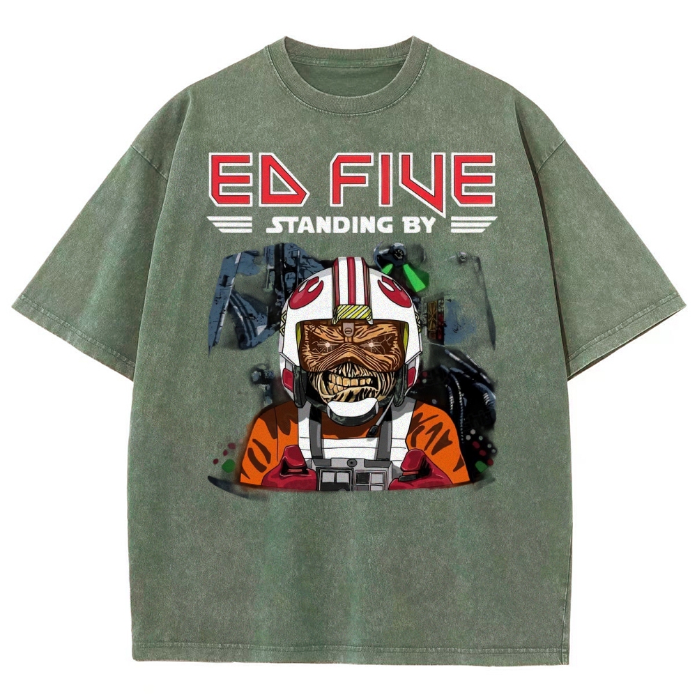 Zombie Space Pilot Washed T-Shirt