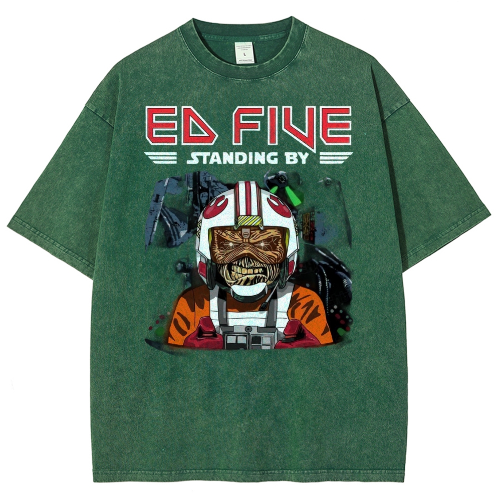 Zombie Space Pilot Washed T-Shirt