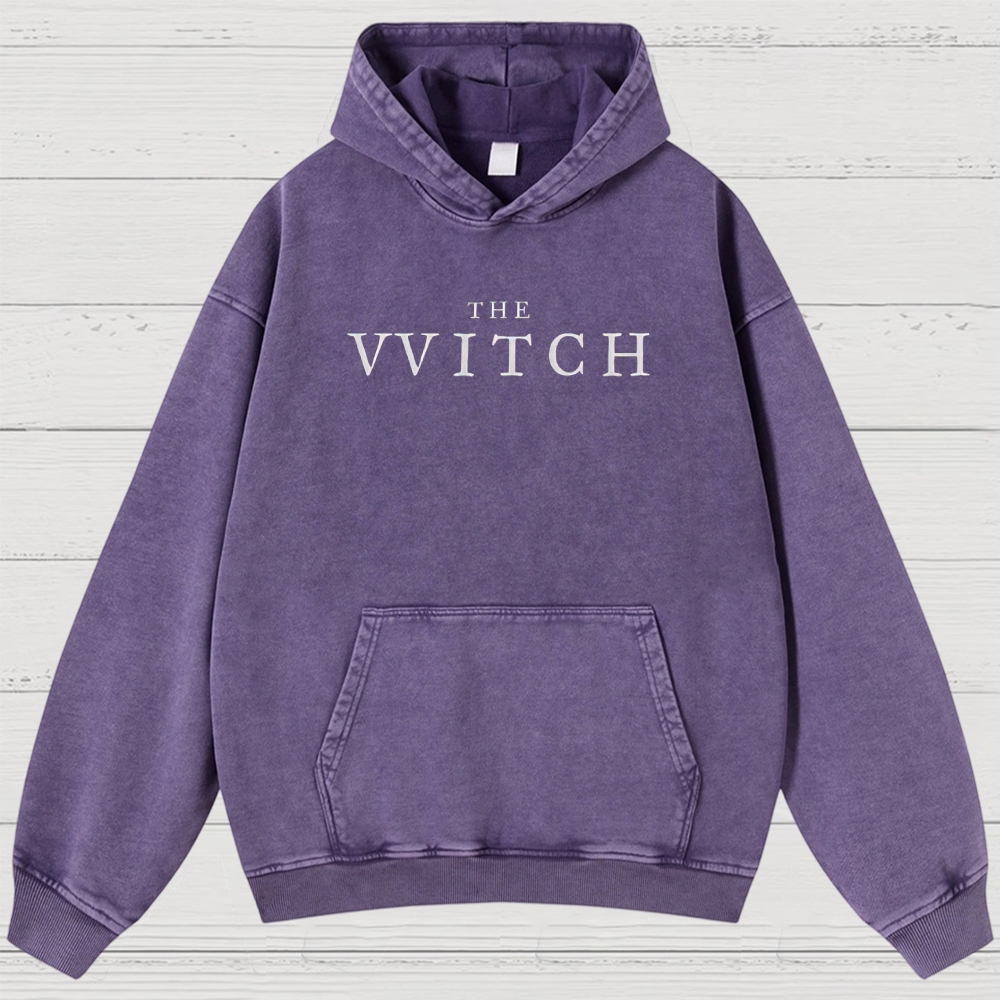 Folk Horror Witchcraft Graphic Retro Washed Hoodies