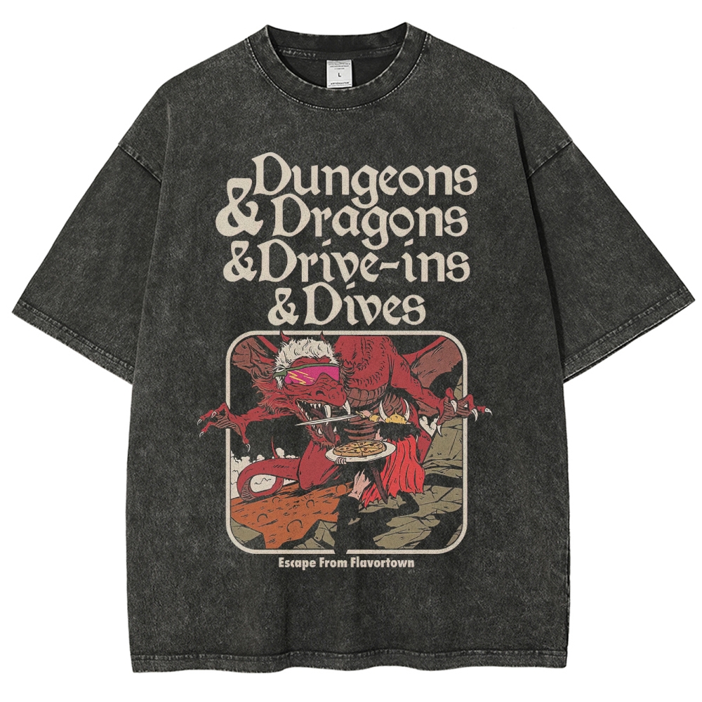 Monsters & Meals Washed T-Shirt 