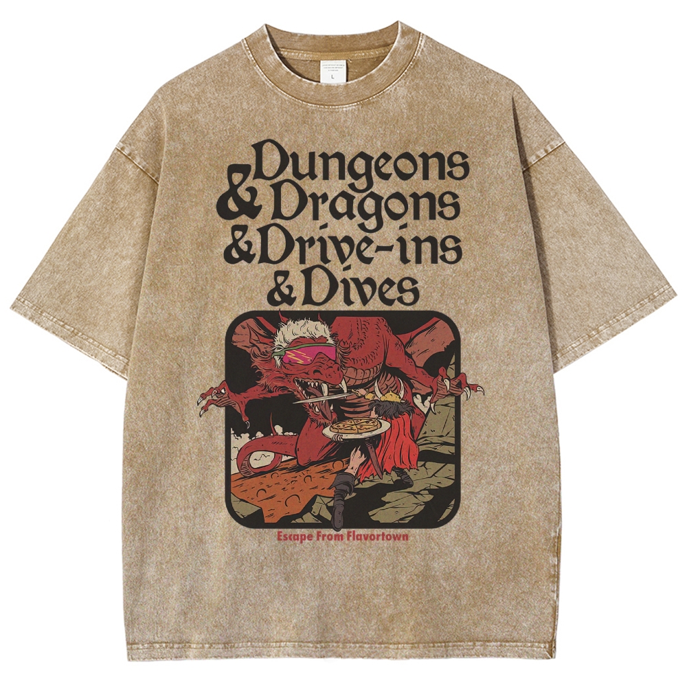 Monsters & Meals Washed T-Shirt 