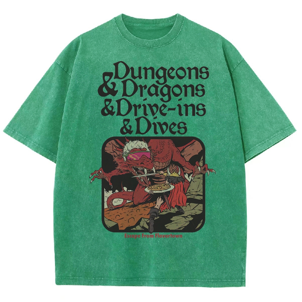 Monsters & Meals Washed T-Shirt 