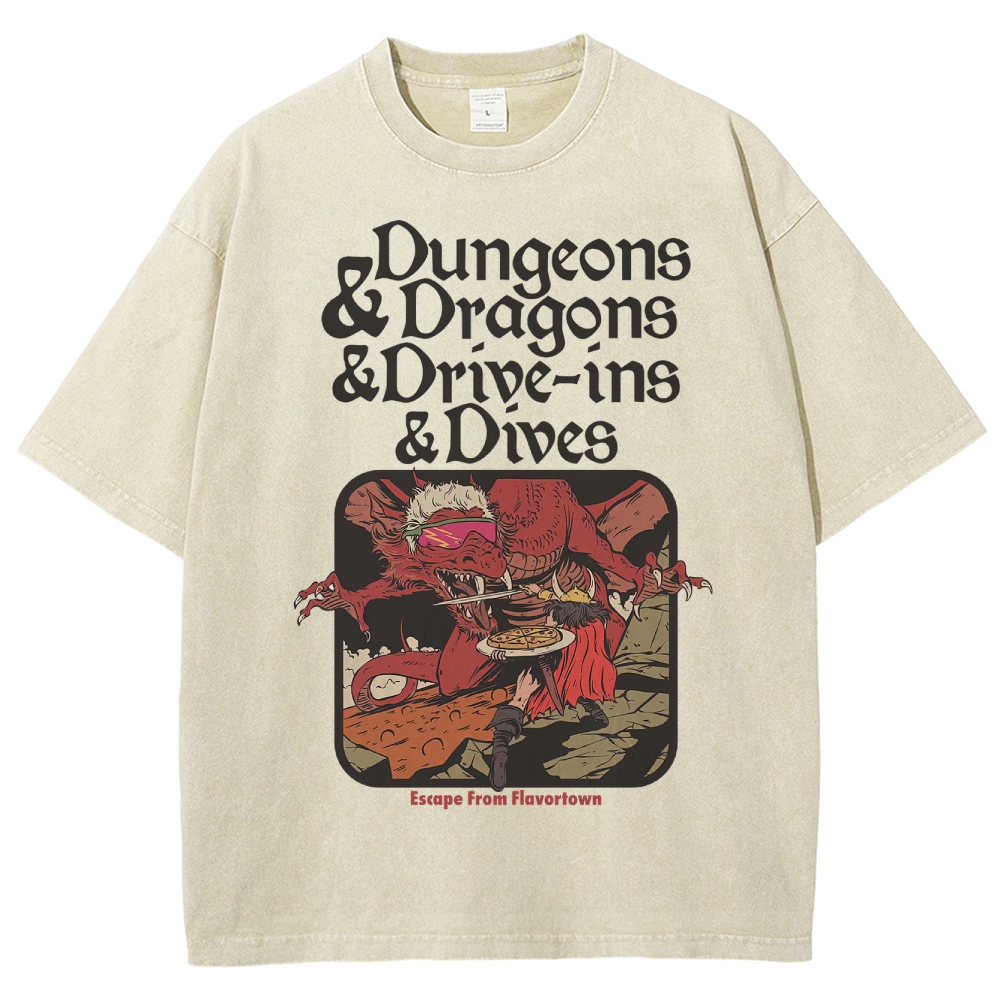 Monsters & Meals Washed T-Shirt 