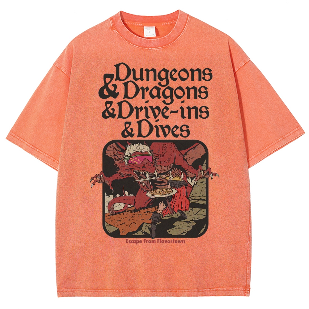 Monsters & Meals Washed T-Shirt 