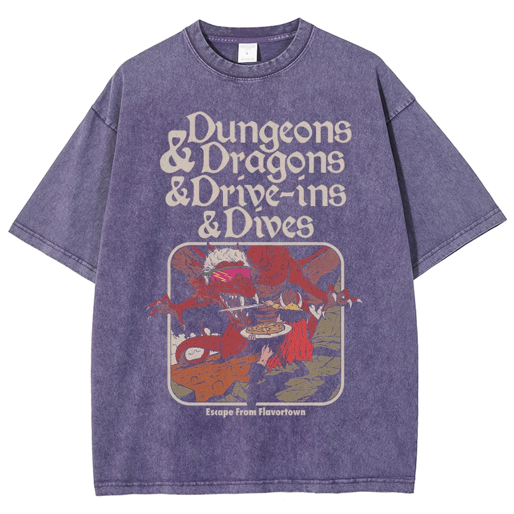 Monsters & Meals Washed T-Shirt 