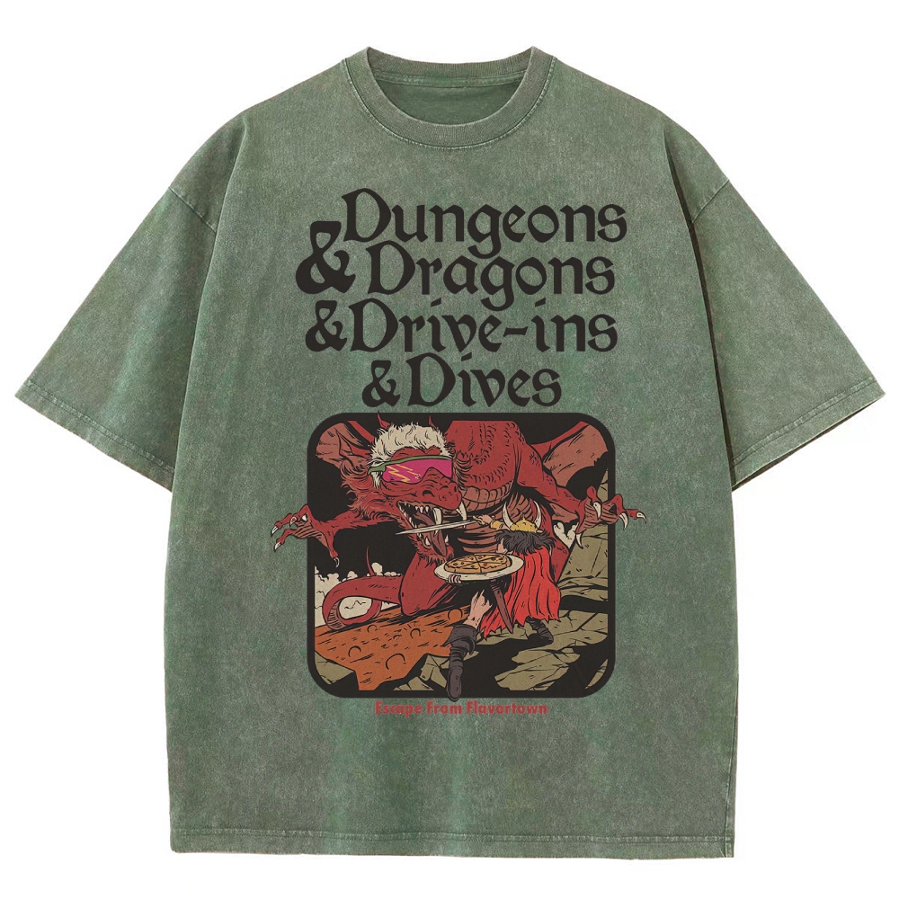 Monsters & Meals Washed T-Shirt 