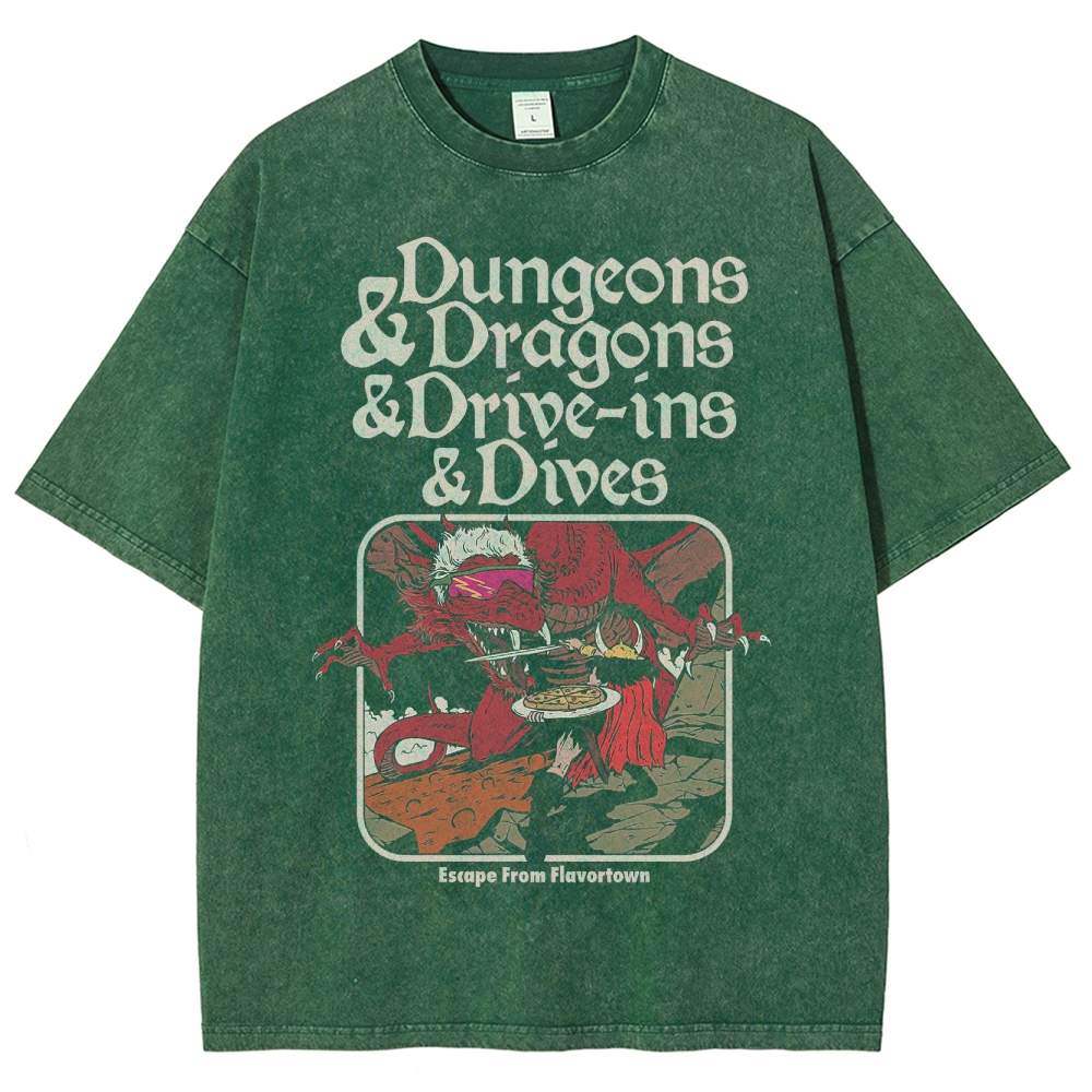 Monsters & Meals Washed T-Shirt 