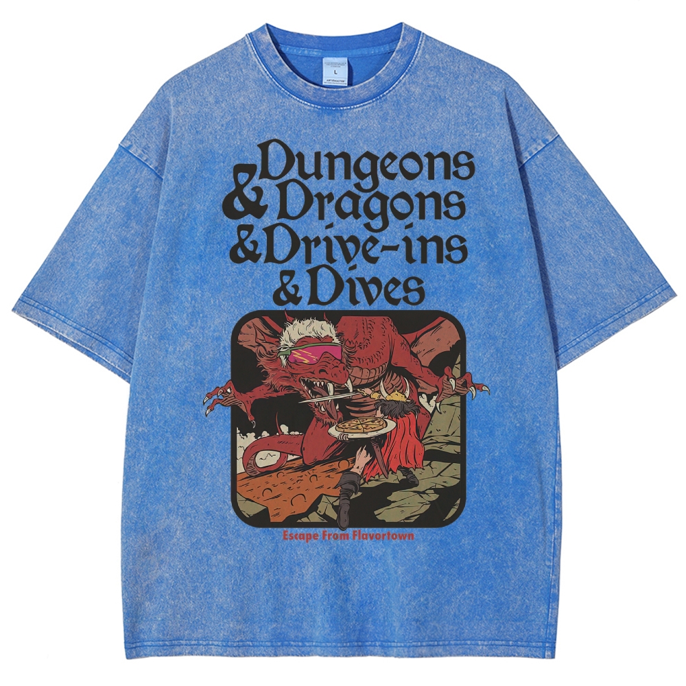Monsters & Meals Washed T-Shirt 
