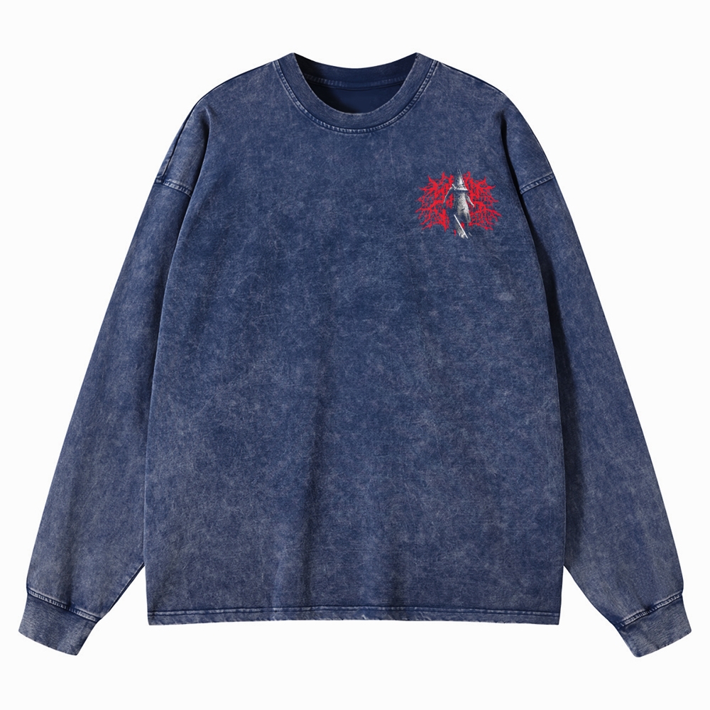 Restless Dream Washed Long-Sleeved T-Shirt 