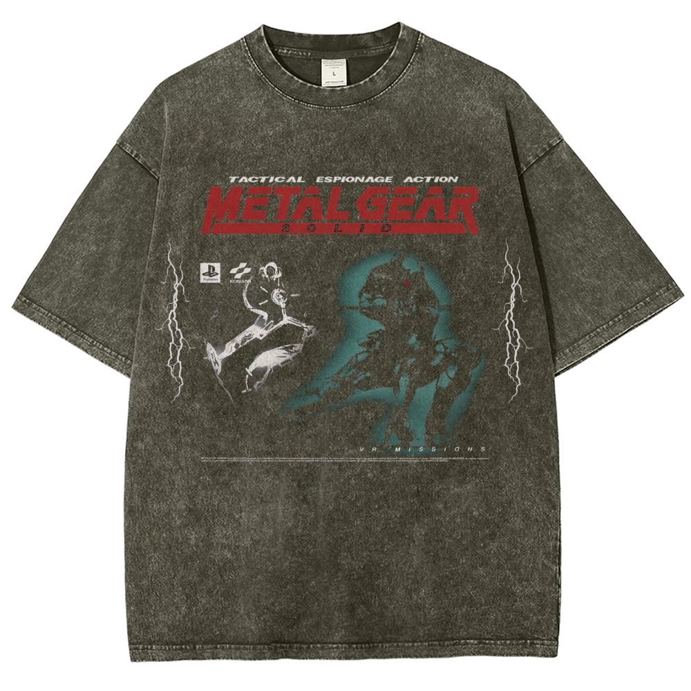 Tactical Espionage Action Graphic Retro Washed T-Shirt