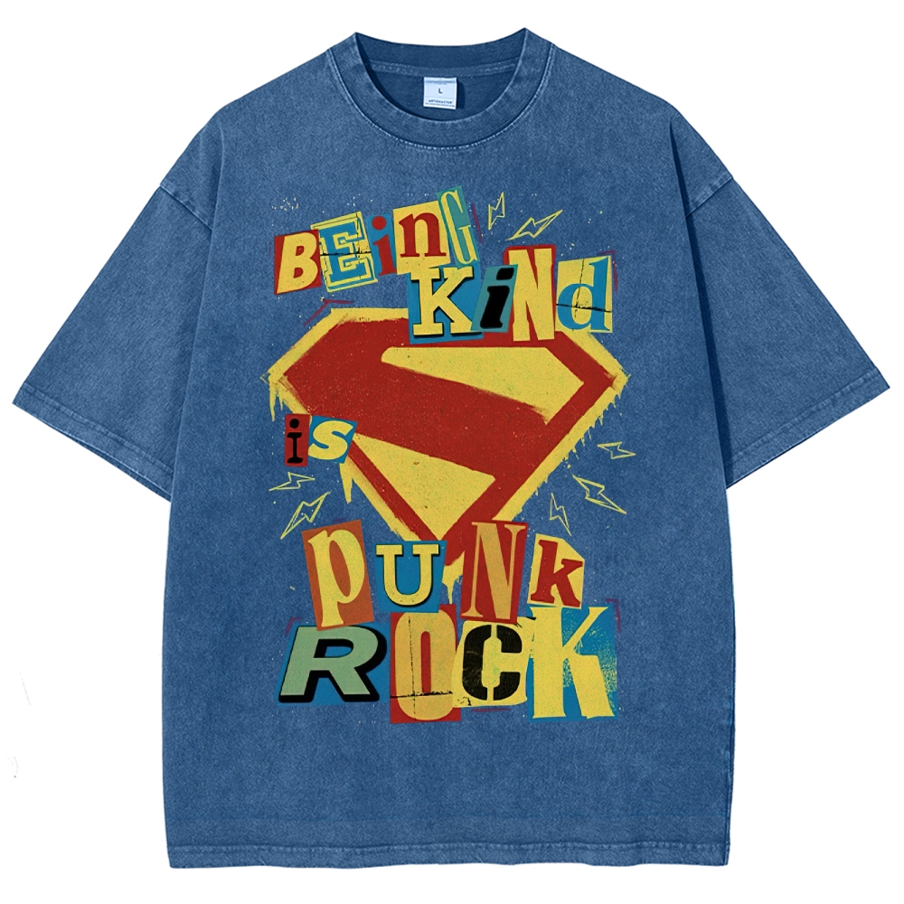 Kindness Is Punk Washed T-Shirt 