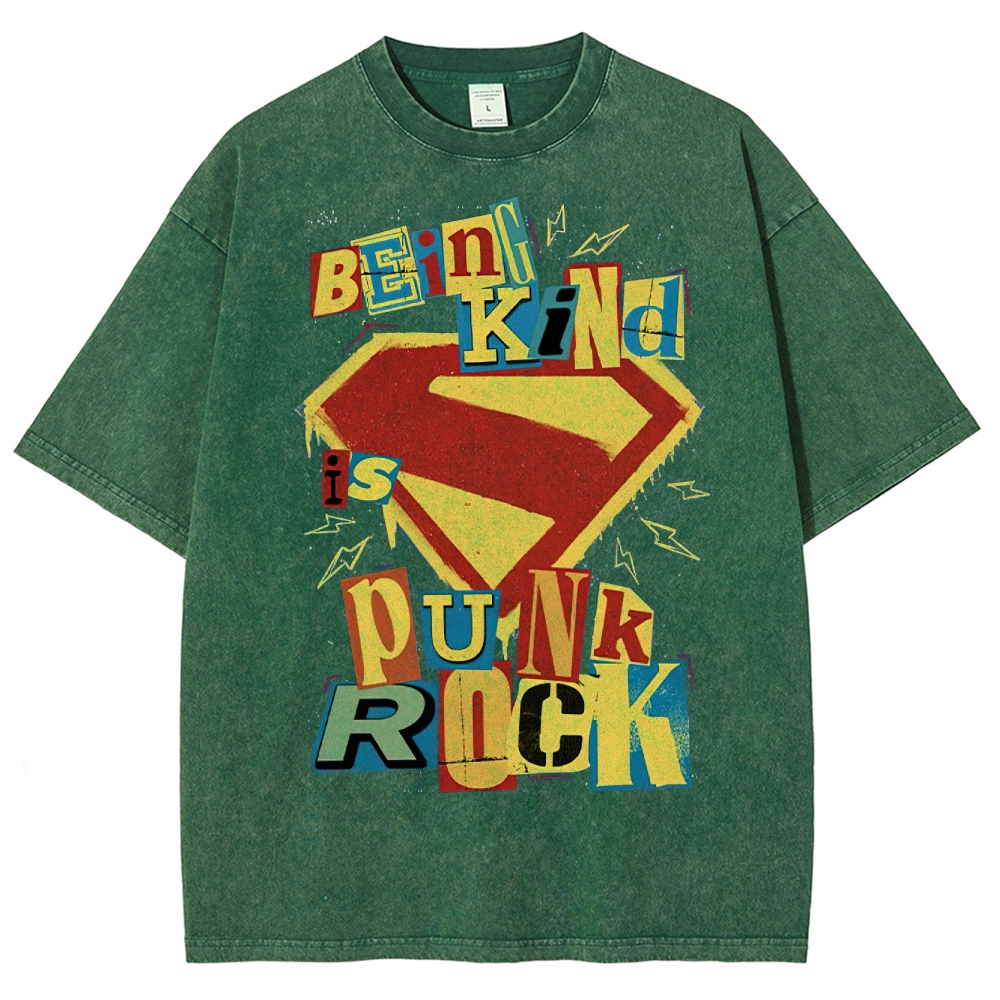 Kindness Is Punk Washed T-Shirt 