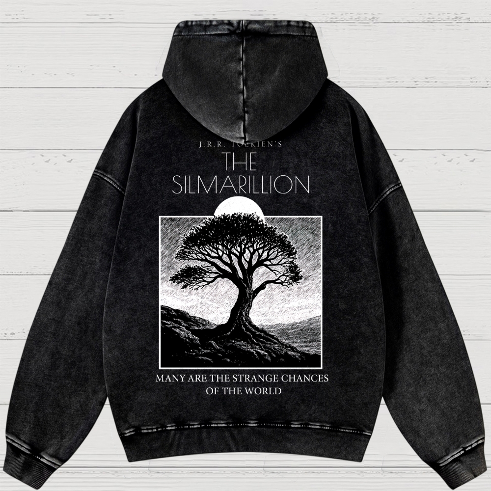 Fantasy Tree Washed Hoodies 