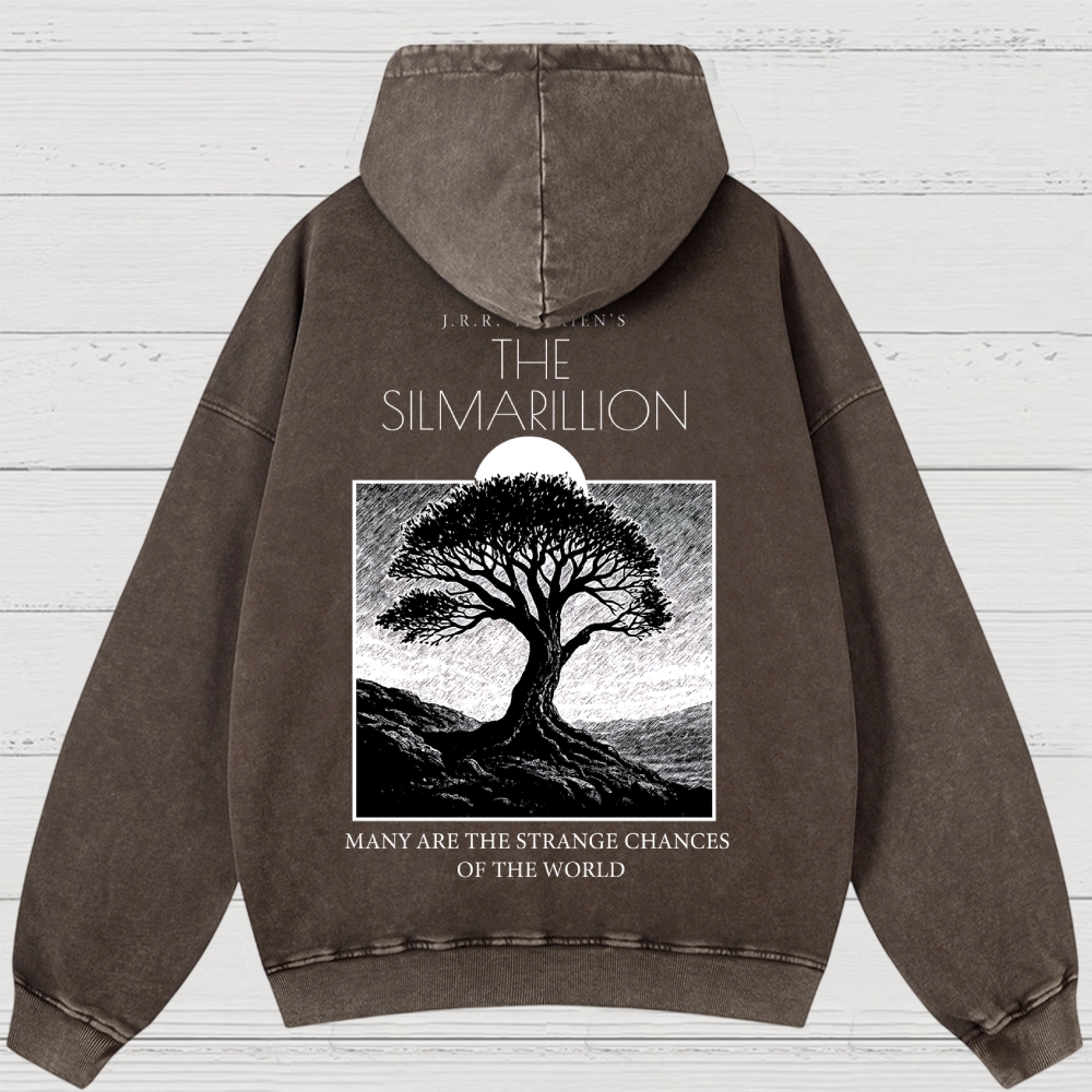 Fantasy Tree Washed Hoodies 