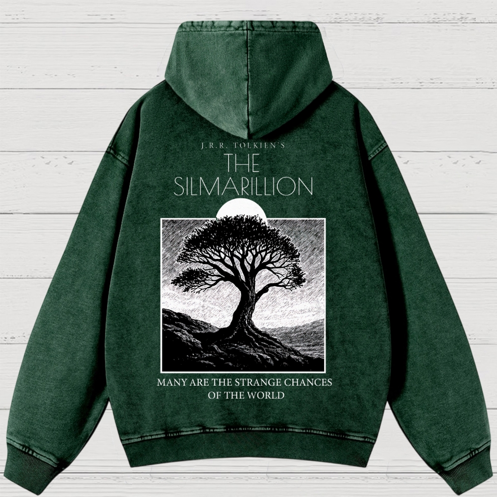Fantasy Tree Washed Hoodies 