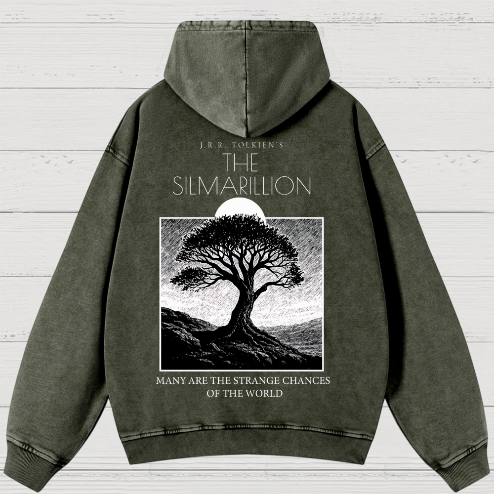 Fantasy Tree Washed Hoodies 