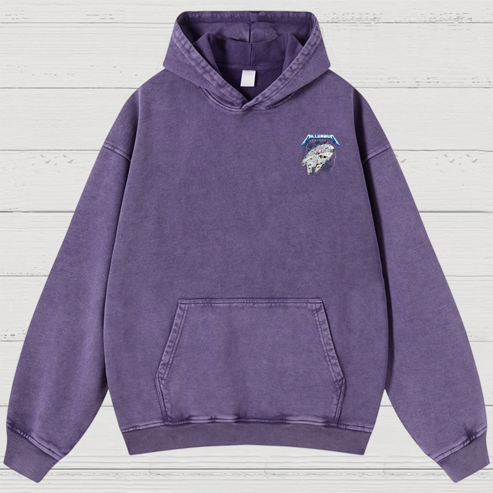 Sci-Fi Galactic Thunder Washed Hoodies