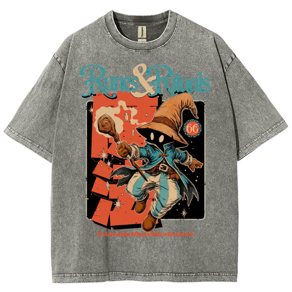 Fantasy Spellcaster Washed T-Shirt 