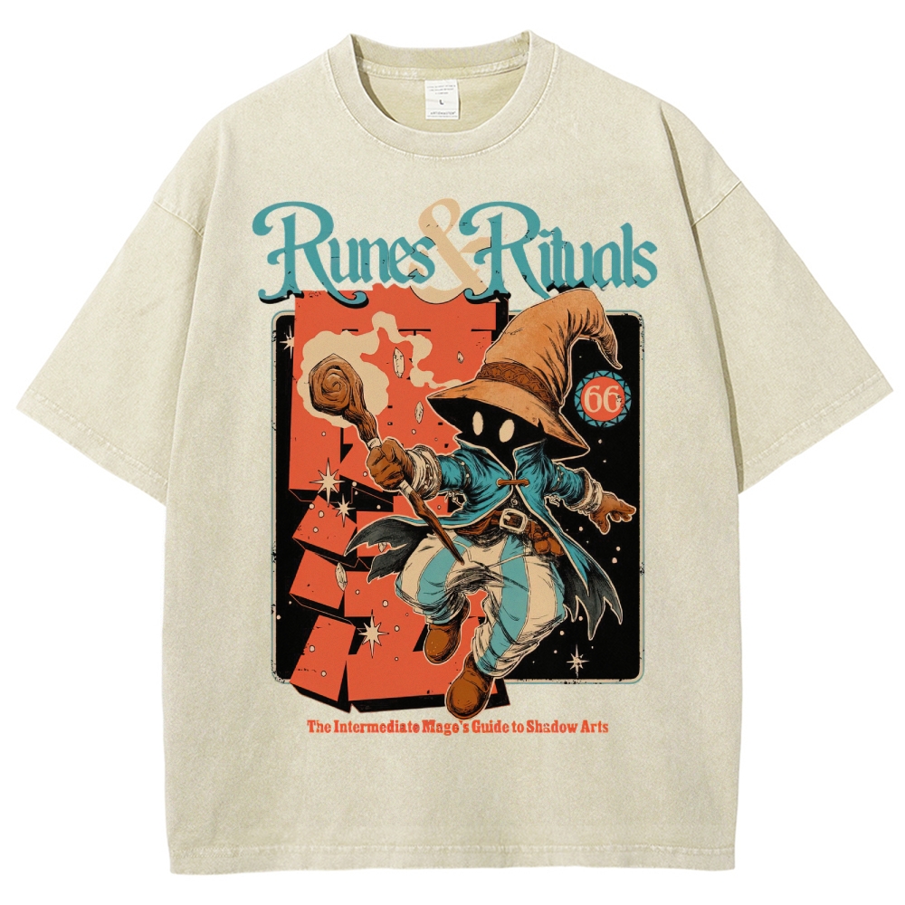 Fantasy Spellcaster Washed T-Shirt 