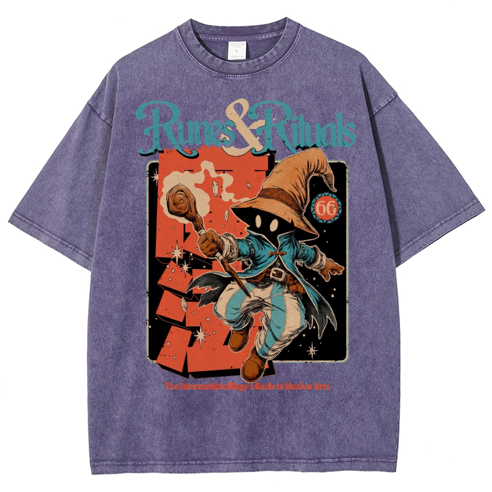 Fantasy Spellcaster Washed T-Shirt 