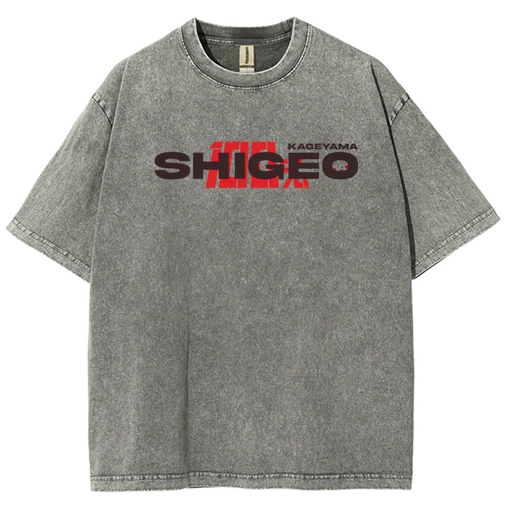 Supernatural Anime Character Graphic Retro Washed T-Shirt