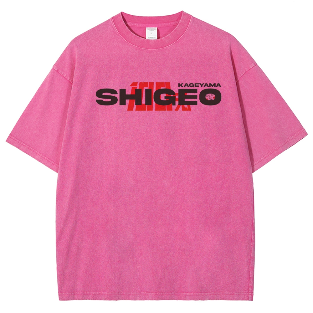 Supernatural Anime Character Graphic Retro Washed T-Shirt