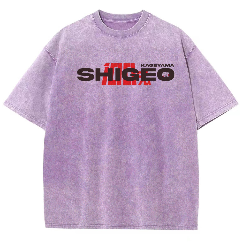 Supernatural Anime Character Graphic Retro Washed T-Shirt